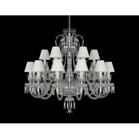 Candelabru Cristale, lux, Bohemia, E14, EL01067612+603AD4S, Crystal