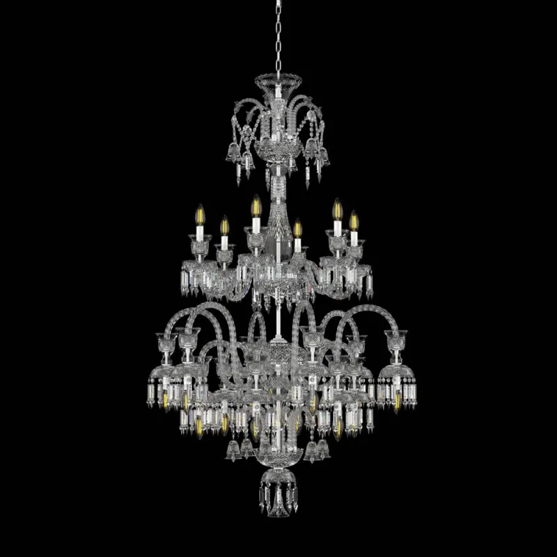 Candelabru Cristale, lux, Bohemia, E14, EL01067612+603AD7, Crystal