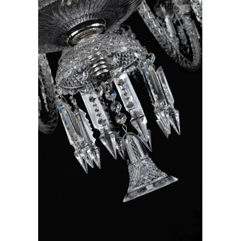 Candelabru Cristale, lux, Bohemia, E14, EL01067616+803AD4SN, Crystal