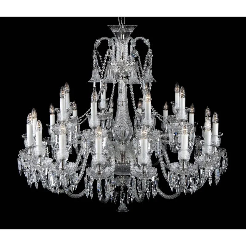 Candelabru Cristale, lux, Bohemia, E14, EL01067616+803AD4, Crystal