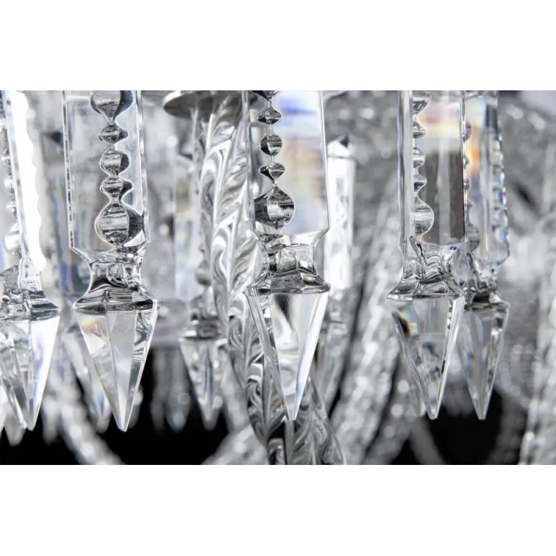 Candelabru Cristale, lux, Bohemia, E14, EL01067616+803AD4, Crystal