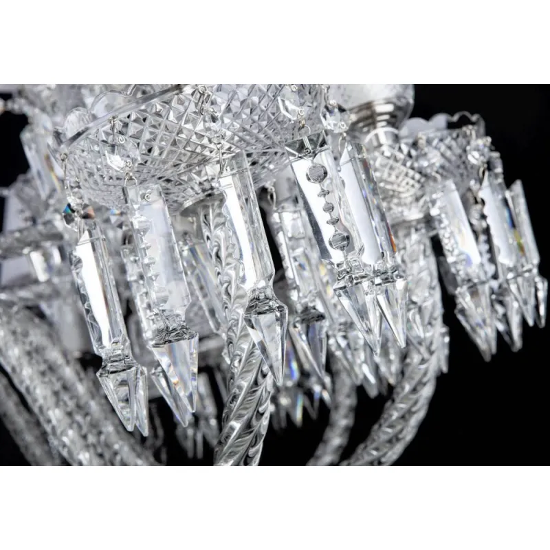 Candelabru Cristale, lux, Bohemia, E14, EL01067616+803AD4, Crystal