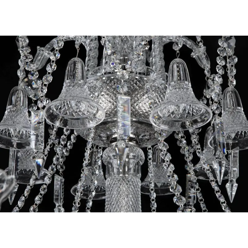 Candelabru Cristale, lux, Bohemia, E14, EL01067616+803AD4, Crystal