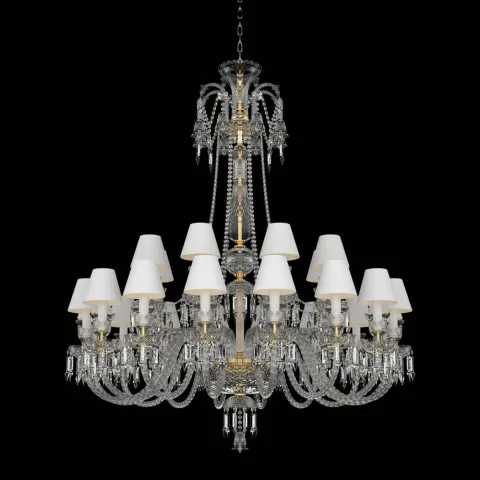 Candelabru Cristale, lux, Bohemia, E14, EL01067616+803E3S, Crystal