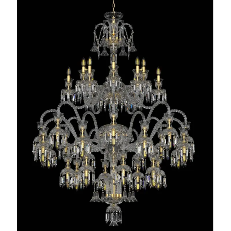 Candelabru Cristale, lux, Bohemia, E14, EL01067624+1203AD7, Crystal