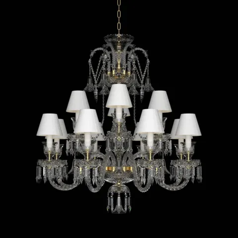 Candelabru Cristale, lux, Bohemia, E14, EL0106768+403AD4S, Crystal