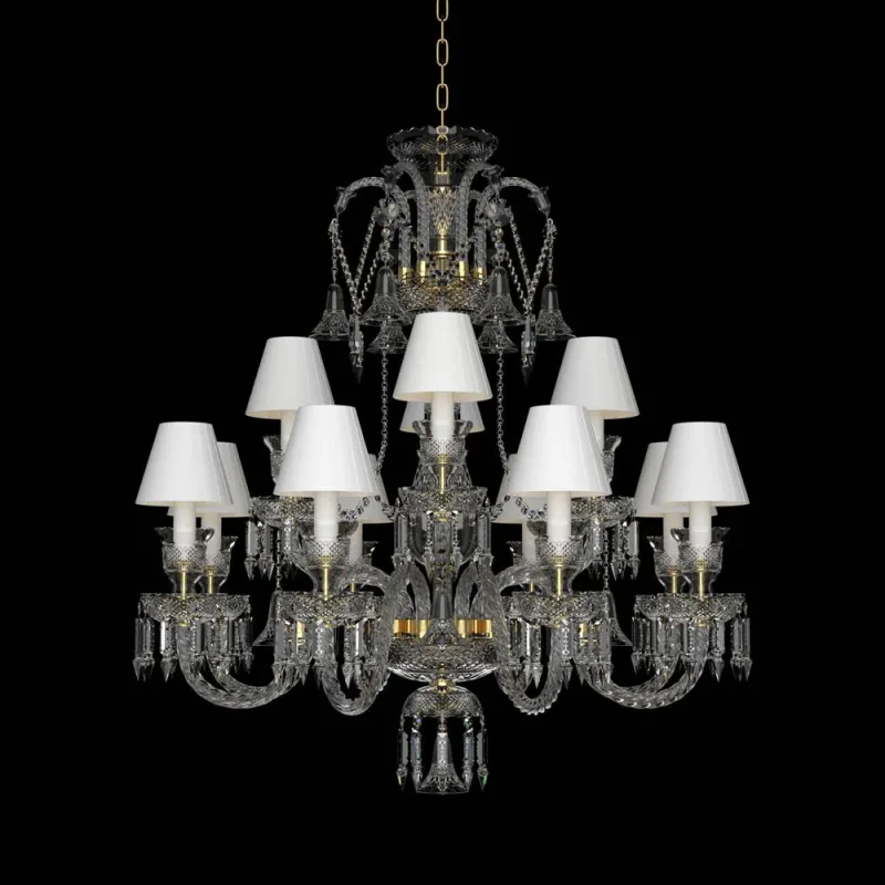 Candelabru Cristale, lux, Bohemia, E14, EL0106768+403AD4S, Crystal