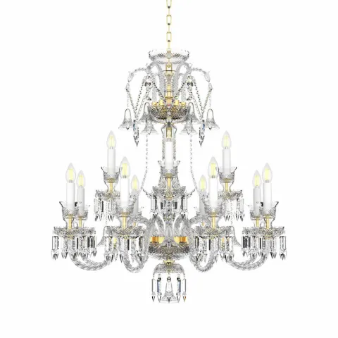 Candelabru Cristale, lux, Bohemia, E14, EL0106768+403AD4, Crystal