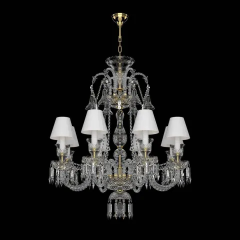 Candelabru Cristale, lux, Bohemia, E14, EL010676803AD4S, Crystal