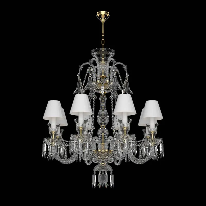 Candelabru Cristale, lux, Bohemia, E14, EL010676803AD4S, Crystal