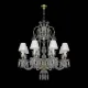 Candelabru Cristale, lux, Bohemia, E14, EL010676803AD4S, Crystal