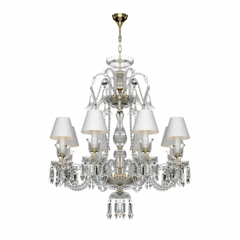 Candelabru Cristale, lux, Bohemia, E14, EL010676803AD4S, Crystal