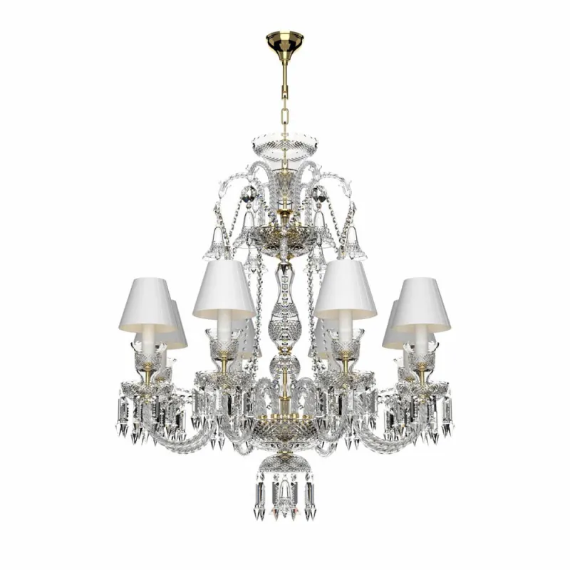 Candelabru Cristale, lux, Bohemia, E14, EL010676803AD4S, Crystal