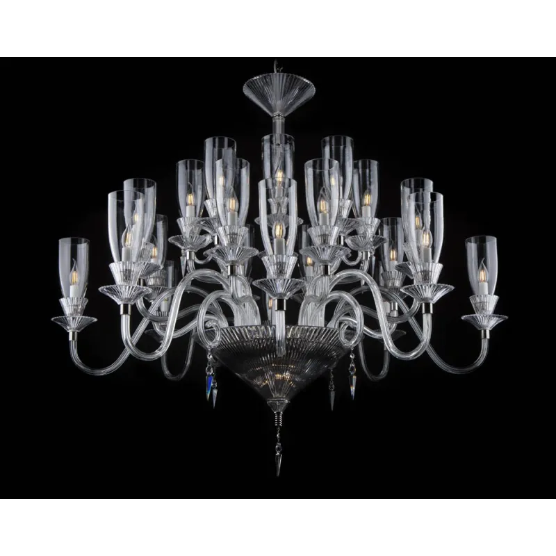 Candelabru Cristale, Baccarat Style N, Bohemia, E14, EL01067724+203T1, Crystal