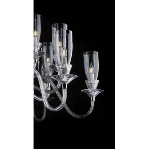 Candelabru Cristale, Baccarat Style N, Bohemia, E14, EL01067724+203T1, Crystal