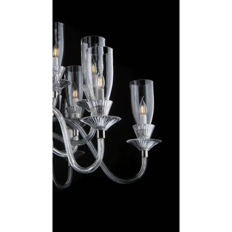 Candelabru Cristale, Baccarat Style N, Bohemia, E14, EL01067724+203T1, Crystal