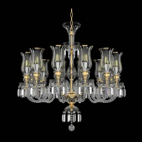 Candelabru Cristale, lux, Bohemia, E14, EL0106781203T, Crystal