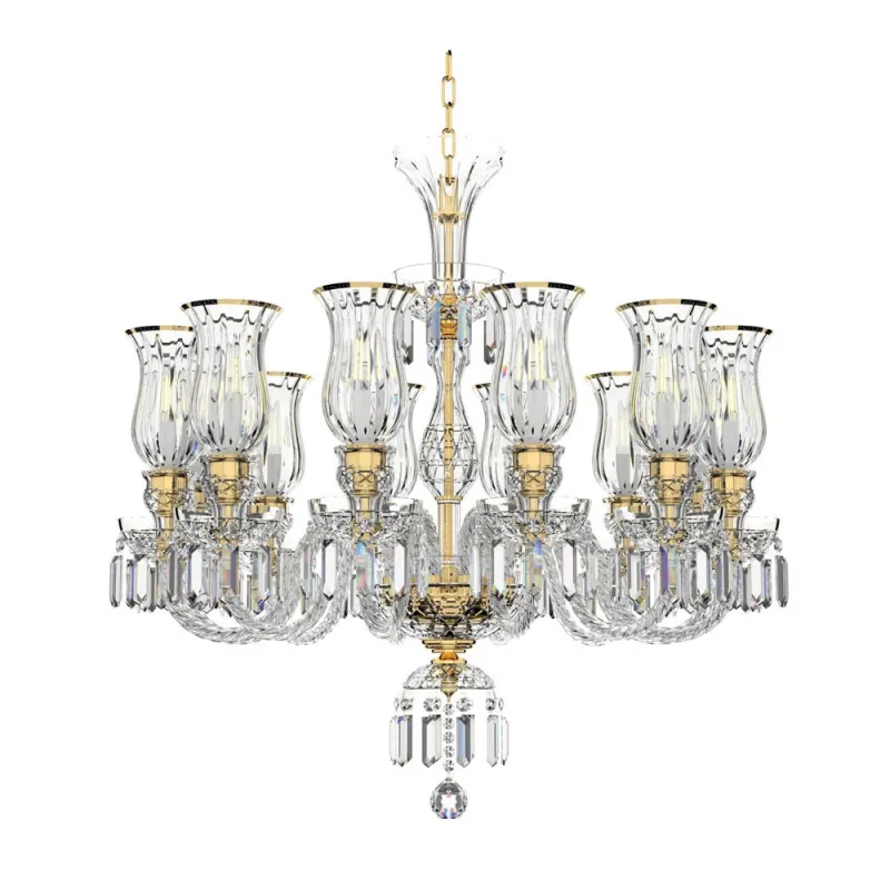 Candelabru Cristale, lux, Bohemia, E14, EL0106781203T, Crystal