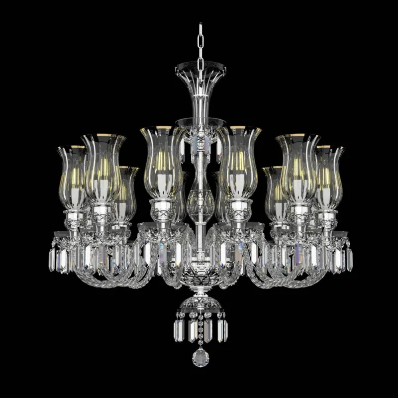 Candelabru Cristale, lux, Bohemia, E14, EL0106781203T, Crystal