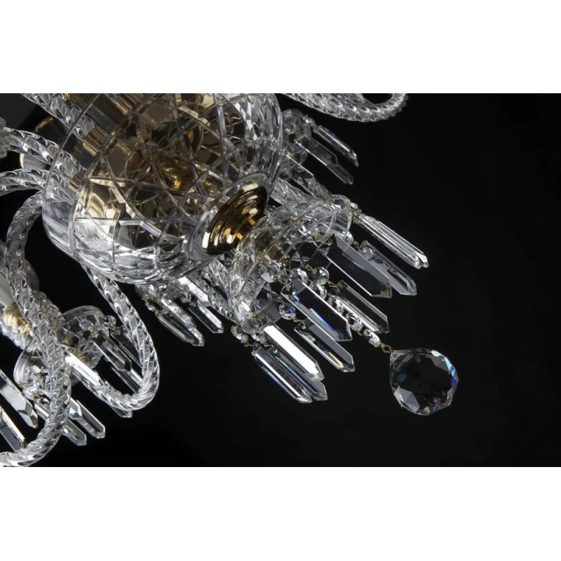 Candelabru Cristale, lux, Bohemia, E14, EL0106781603AB3TBOVAL, Crystal