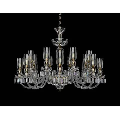 Candelabru Cristale, lux, Bohemia, E14, EL0106781603AB3T, Crystal