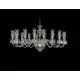 Candelabru Cristale, lux, Bohemia, E14, EL0106781603ABTOVAL, Crystal
