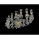 Candelabru Cristale, lux, Bohemia, E14, EL0106781603ABTOVAL, Crystal