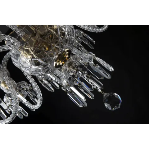 Candelabru Cristale, lux, Bohemia, E14, EL0106781603TOVAL, Crystal