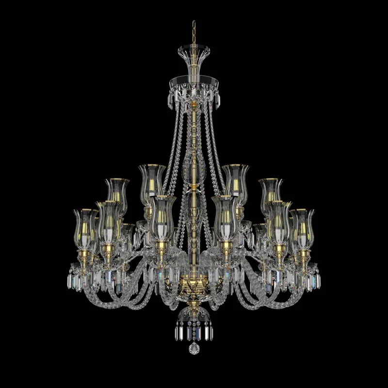 Candelabru Cristale, lux N, Bohemia, E14, EL0106781803T, Crystal