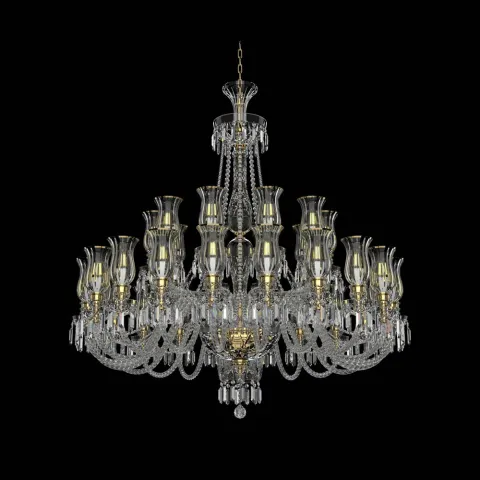 Candelabru Cristale, lux N, Bohemia, E14, EL01067820+1003T, Crystal