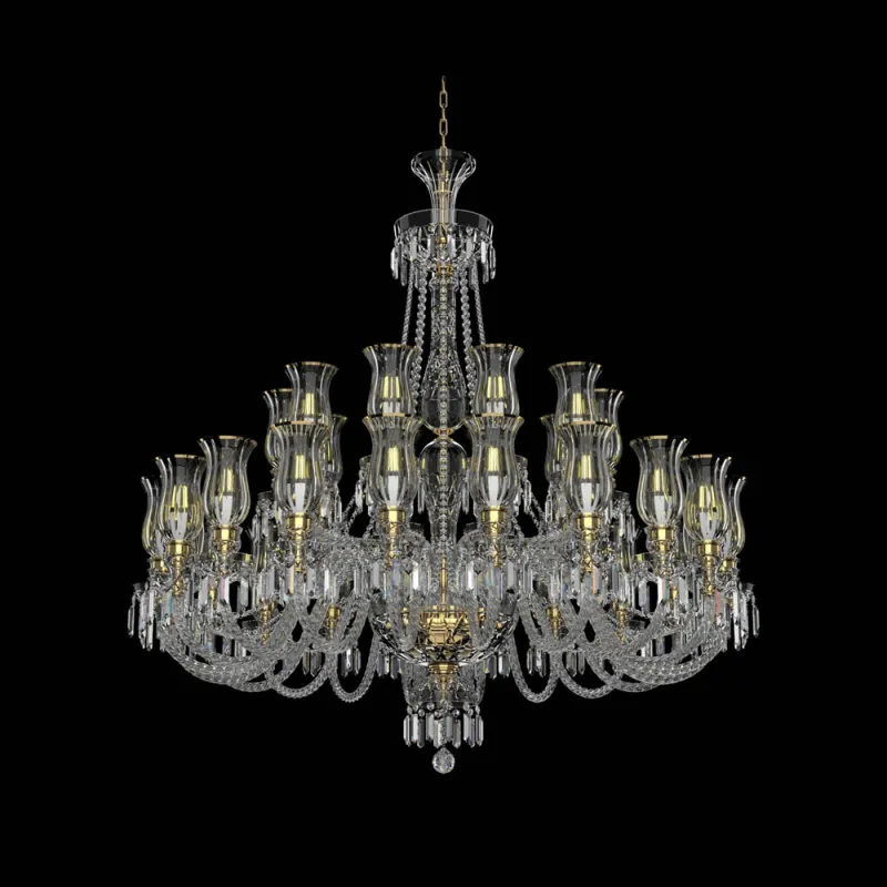 Candelabru Cristale, lux N, Bohemia, E14, EL01067820+1003T, Crystal