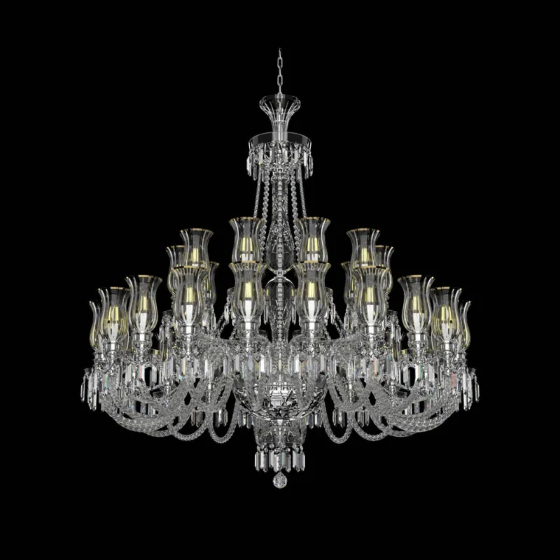 Candelabru Cristale, lux N, Bohemia, E14, EL01067820+1003T, Crystal