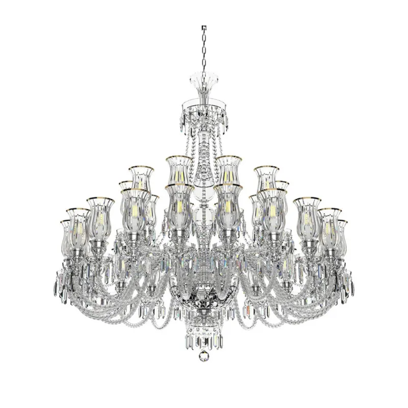 Candelabru Cristale, lux N, Bohemia, E14, EL01067820+1003T, Crystal