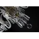 Candelabru Cristale, lux, Bohemia, E14, EL0106782403AB3T, Crystal
