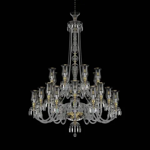 Candelabru Cristale, lux, Bohemia, E14, EL0106782403ET, Crystal