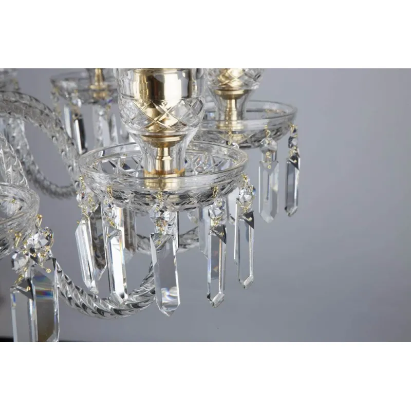 Candelabru Cristale, lux, Bohemia, E14, EL0106786+6+603T, Crystal