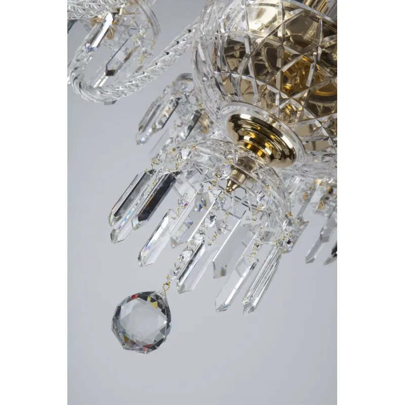 Candelabru Cristale, lux, Bohemia, E14, EL0106786+6+603T, Crystal