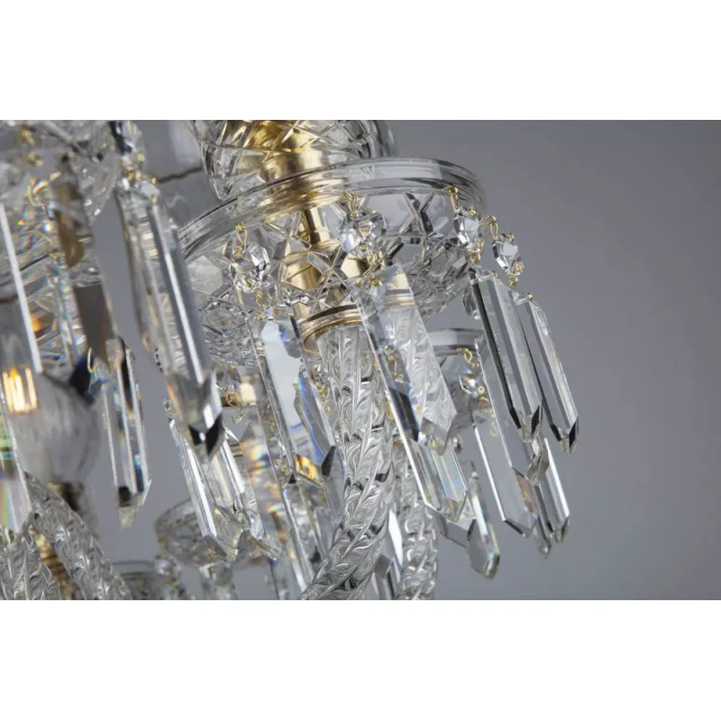 Candelabru Cristale, lux, Bohemia, E14, EL0106786+6+603T, Crystal