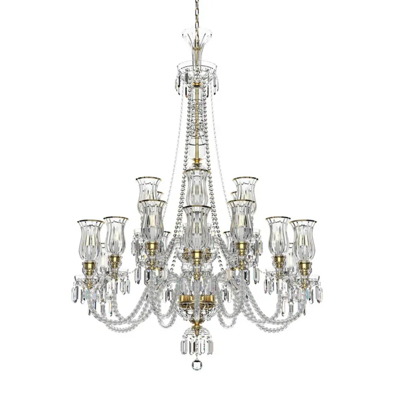 Candelabru Cristale, lux, Bohemia, E14, EL0106786+6+603T, Crystal