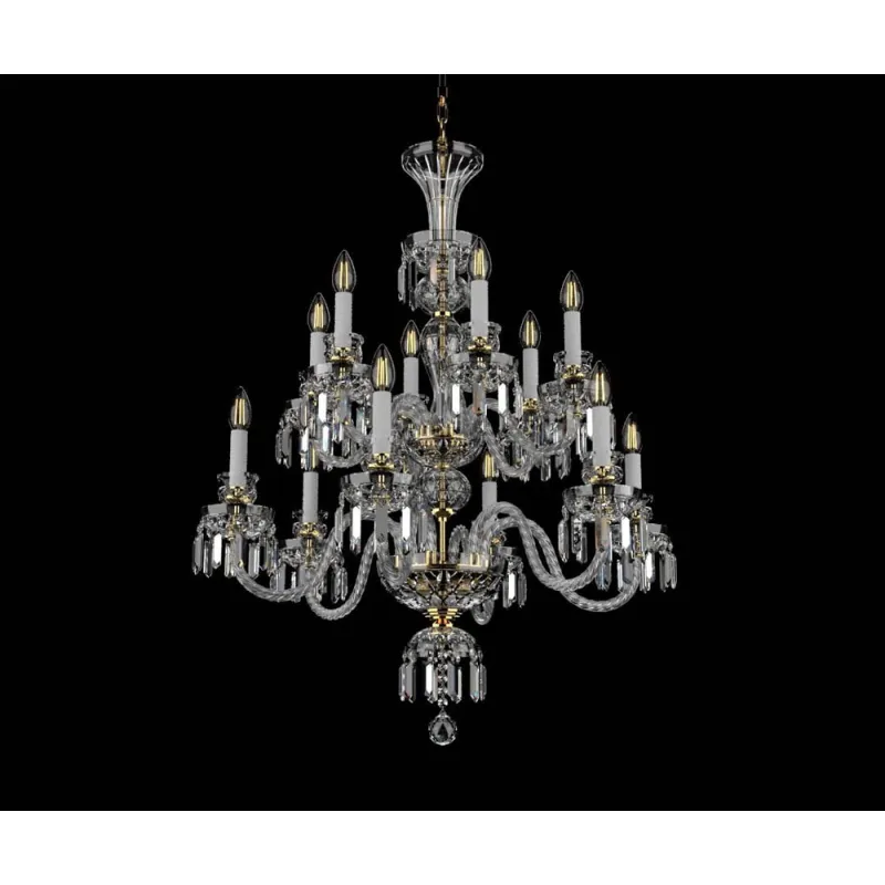 Candelabru Cristale, lux, Bohemia, E14, EL0106786+603, Crystal