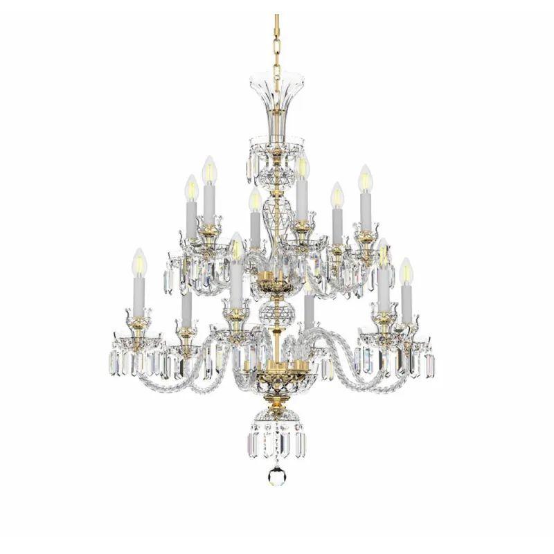 Candelabru Cristale, lux, Bohemia, E14, EL0106786+603, Crystal