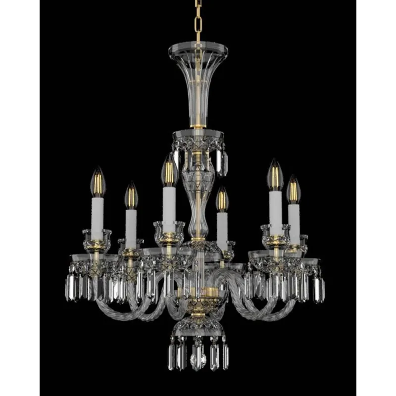 Candelabru Cristale, lux, Bohemia, E14, EL010678603AD, Crystal