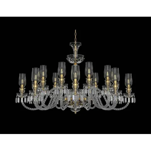 Candelabru Cristale, lux, Bohemia, E14, EL0106789+903AB3T, Crystal