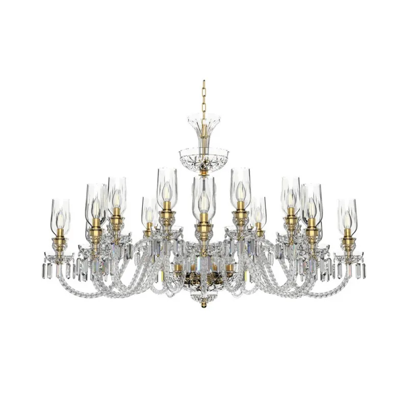Candelabru Cristale, lux, Bohemia, E14, EL0106789+903AB3T, Crystal