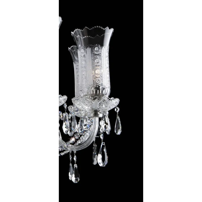 Candelabru Cristale, Bohemia, E14, EL010679809T, Crystal