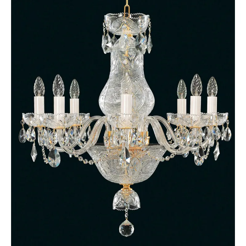 Candelabru Cristale, Lux, Bohemia, E14, EL0106801102, Crystal