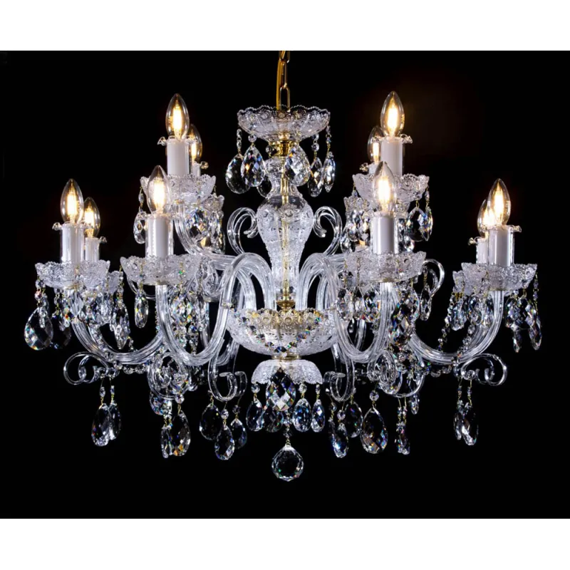 Candelabru Cristale, lux, Bohemia, E14, EL0106811201, Crystal
