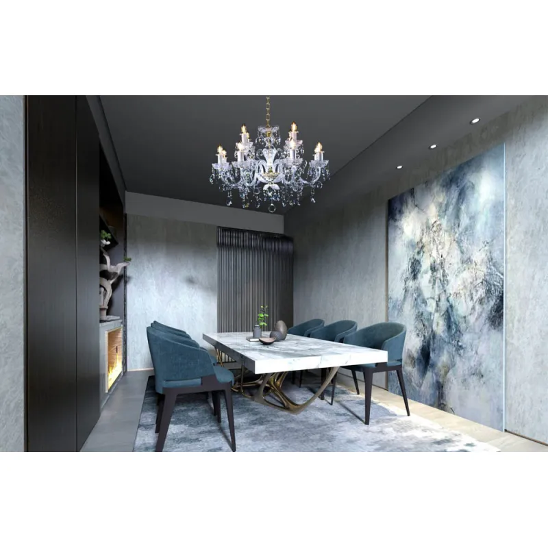 Candelabru Cristale, lux, Bohemia, E14, EL0106811201, Crystal