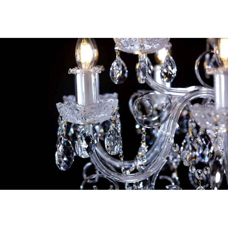 Candelabru Cristale, lux, Bohemia, E14, EL0106811201, Crystal