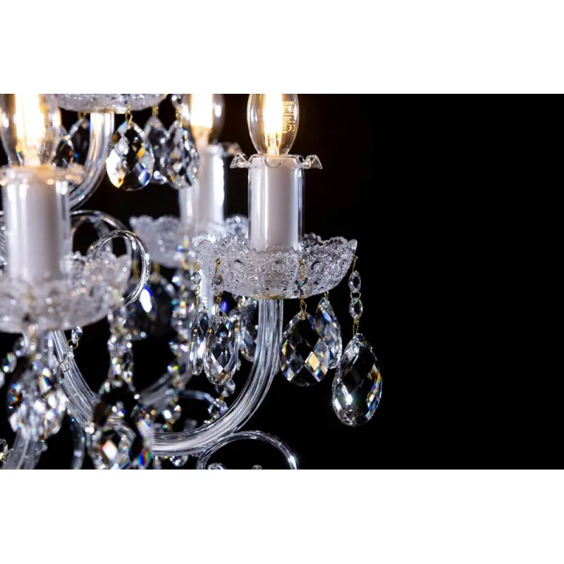 Candelabru Cristale, lux, Bohemia, E14, EL0106811201, Crystal